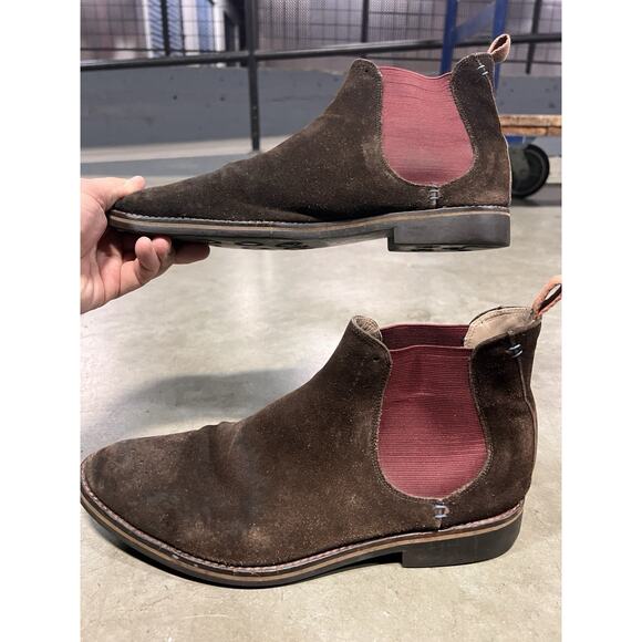 Oliver Sweeney Burrows Chukka Chelsea Brown Suede Leather Boots Mens 11 - 44 EU - Picture 1 of 12